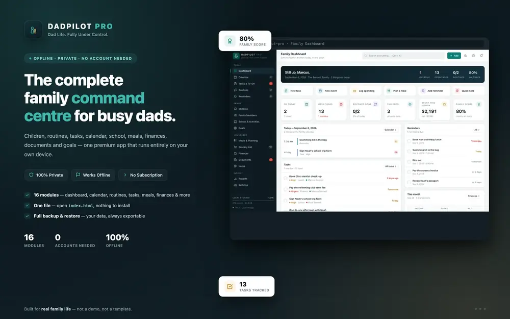 DadPilot Pro — an overview of what the app does