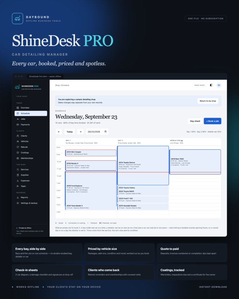 ShineDesk Pro