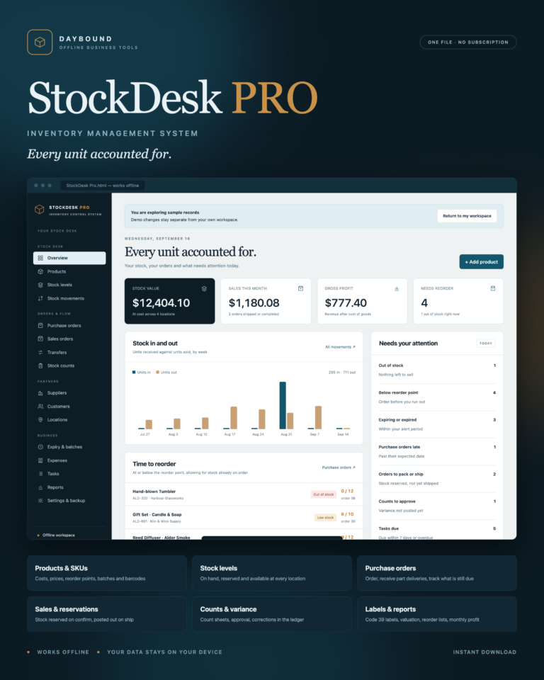 StockDesk Pro