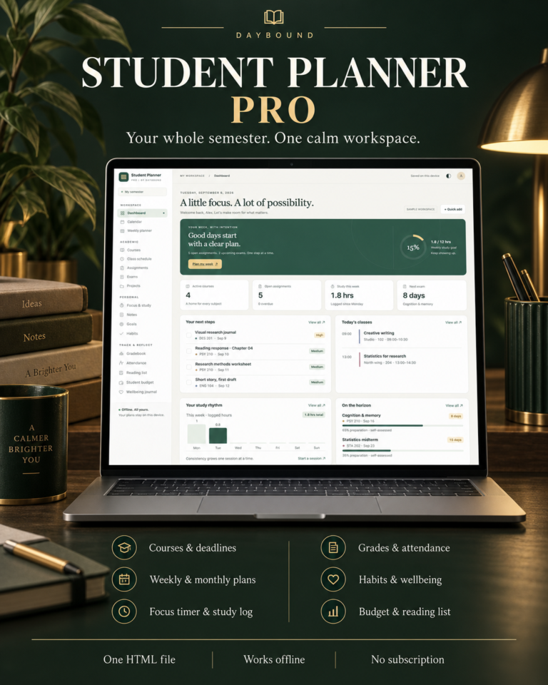 Student Planner Pro